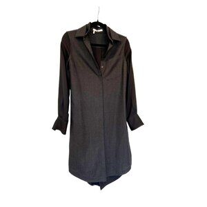 Derek Lam 10 Crosby Wool Contrast Sleeve Dress – Size 2 $395